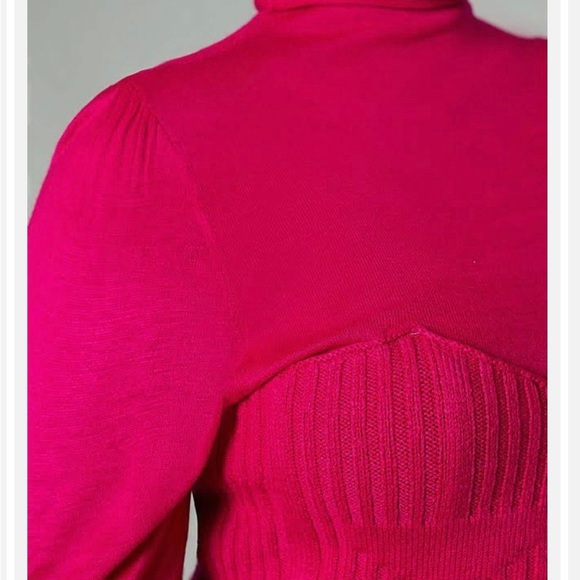Anthropologie Pink/Rose Sweat Dress Size Small NWT - Picture 8 of 10